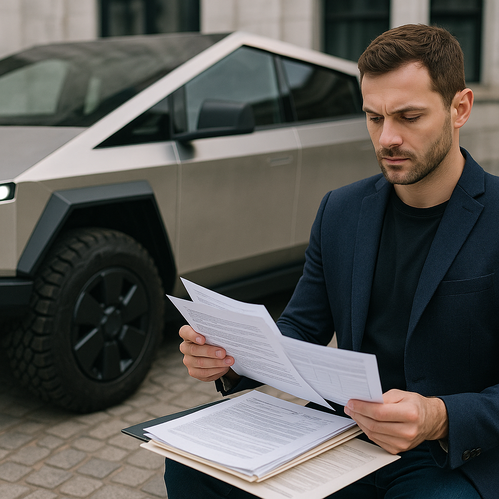 Wymagania formalne dla rejestracji Cybertrucka w Polsce