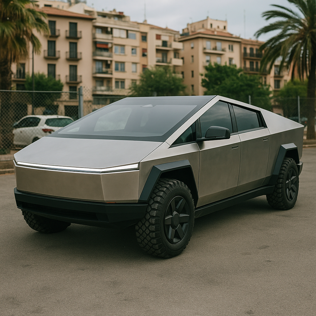مقدمة في اعتماد Tesla Cybertruck في إسبانيا
